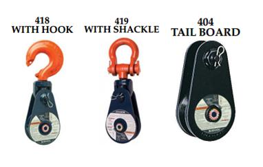 Crosby 418 / 419 / 404 Snatch Blocks
